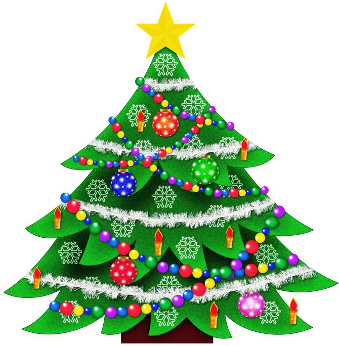 Christmas Tree Clip Art Free - Tumundografico