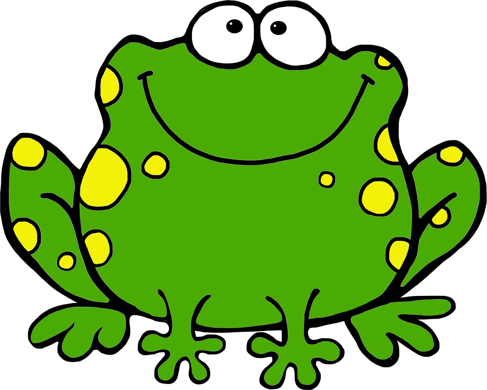 Girl Frogs Clipart