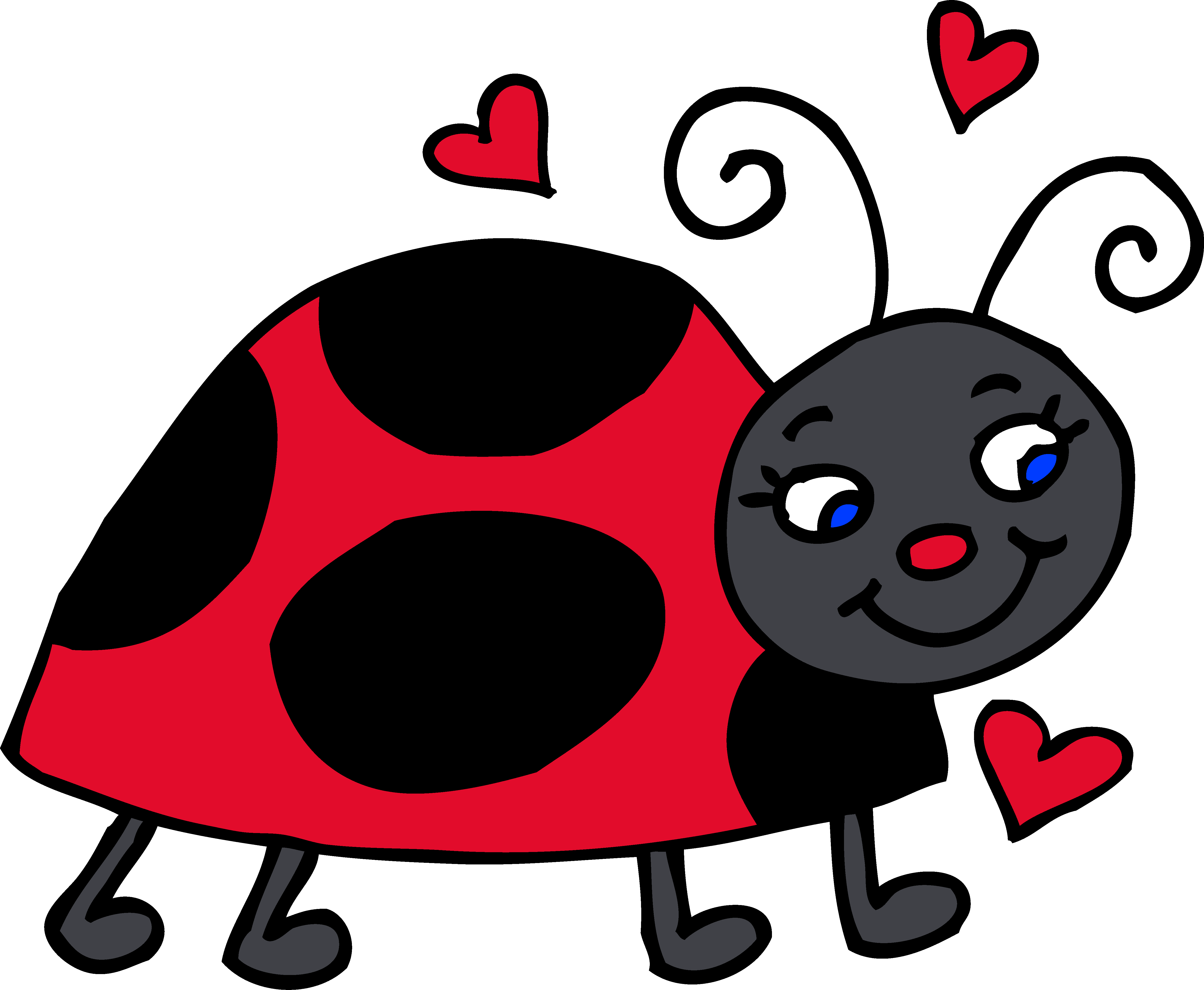 Cute Ladybug Drawings - Free Clipart Images
