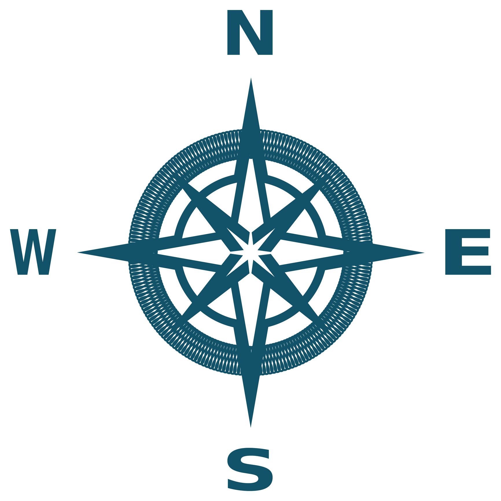 Clipart compass north