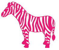 Pink Zebra Clipart - Free Clipart Images