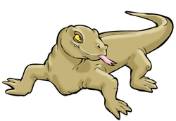 Komodo Dragon Clip Art Free - Free Clipart Images