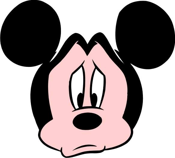 Mickey Mouse Sad Face ClipArt Best