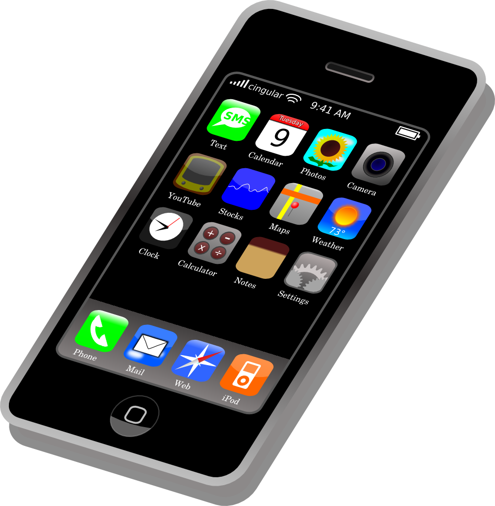 Cell Phone Text Clipart - Free Clipart Images