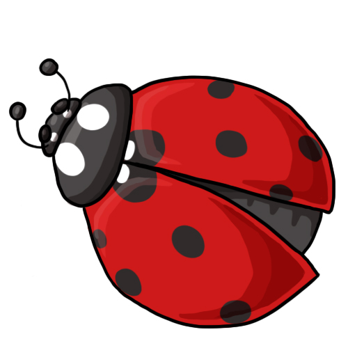 yellow ladybug clipart - photo #12