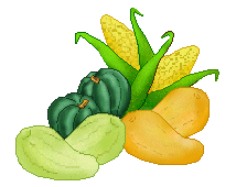 Corn and Squash Clip Art - Vegetables Clip Art