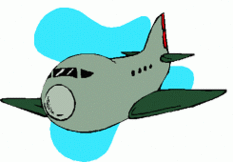 Aeroplane Gif Clipart - Free to use Clip Art Resource