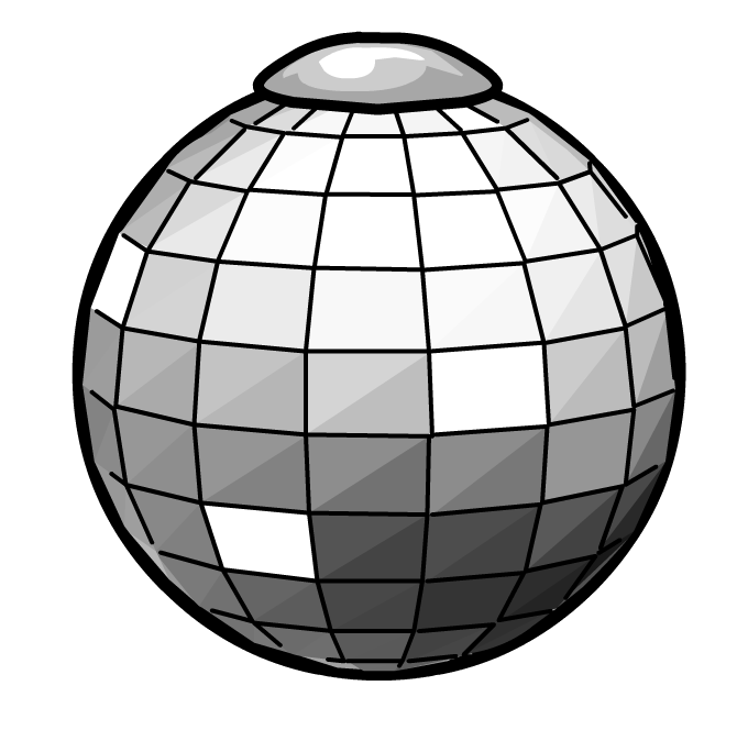 Animated disco ball clipart