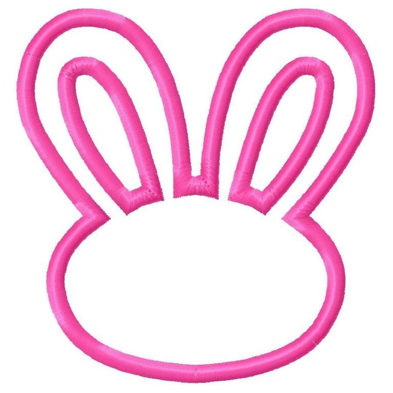 Bunny Head Outline - ClipArt Best