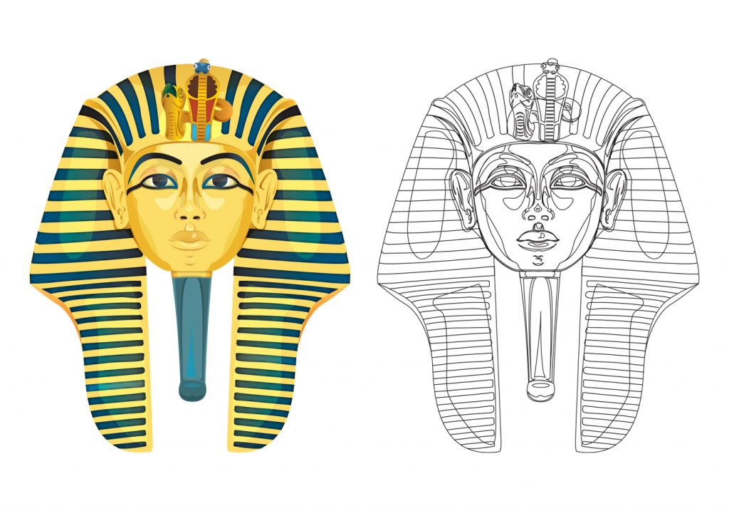 Draw King Tut ClipArt Best – Mcanalley Coloring