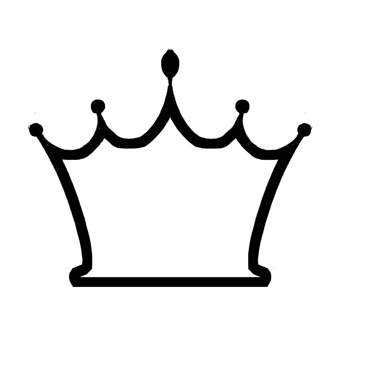 Crown clipart outline