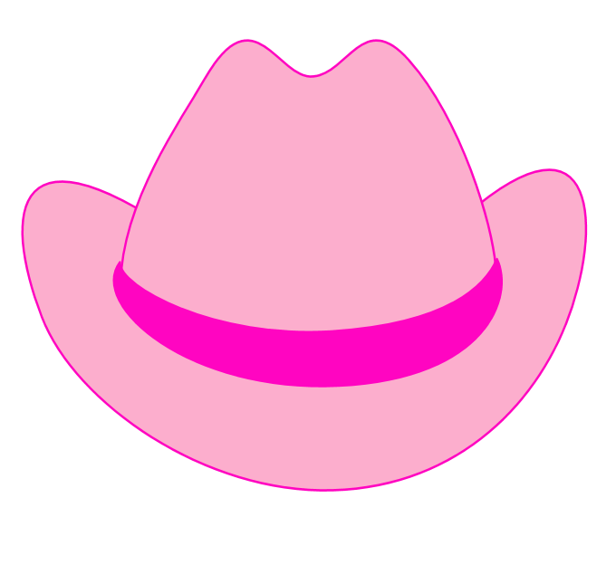 Pink Cowgirl Hat Clip Art - ClipArt Best