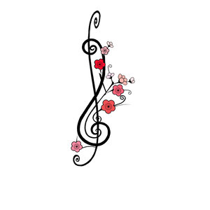 Chic and Cool Treble Clef Tattoo Design Reference for Women ...