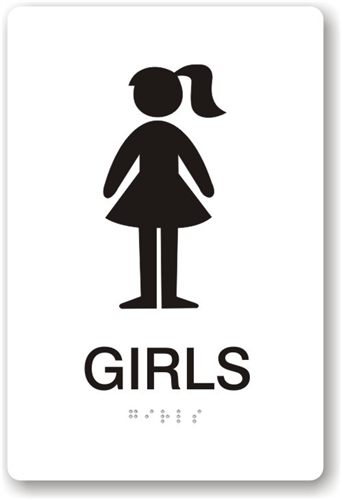 Girls Bathroom Sign | Free Download Clip Art | Free Clip Art | on ...