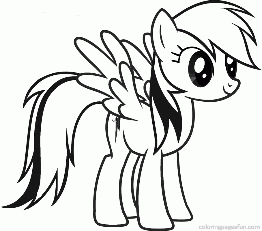 My Little Pony Coloring Page - AZ Coloring Pages
