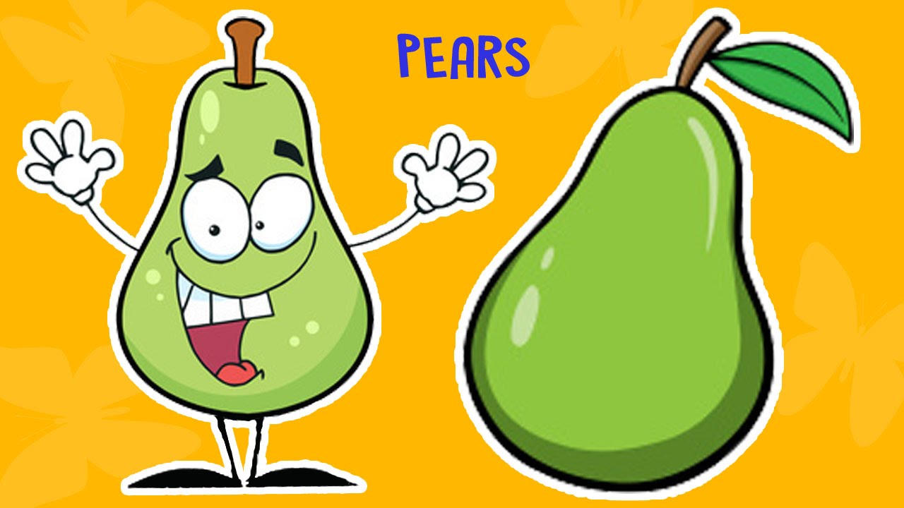 English Fruit Rhymes Cartoon For Kids | Pears Fruit Song | Juniors ...