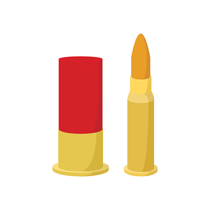 Cartoon Of Ammunition Bullets Clip Art, Vector Images ...