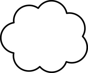 Network cloud clip art