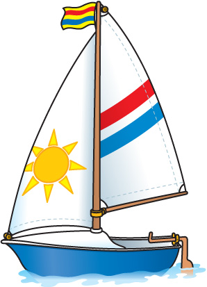 Yacht boat clipart