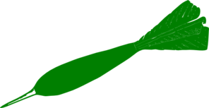 Green Dart Clip Art - vector clip art online, royalty ...