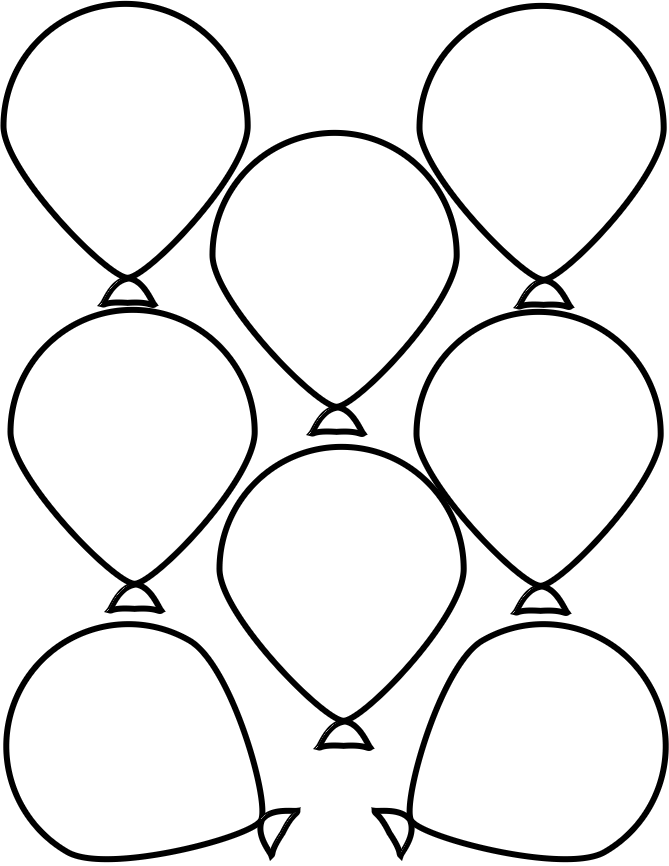 Free Printable Balloons - ClipArt Best