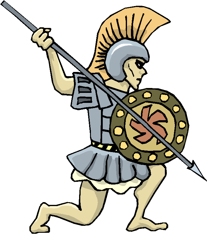 Roman soldier clipart