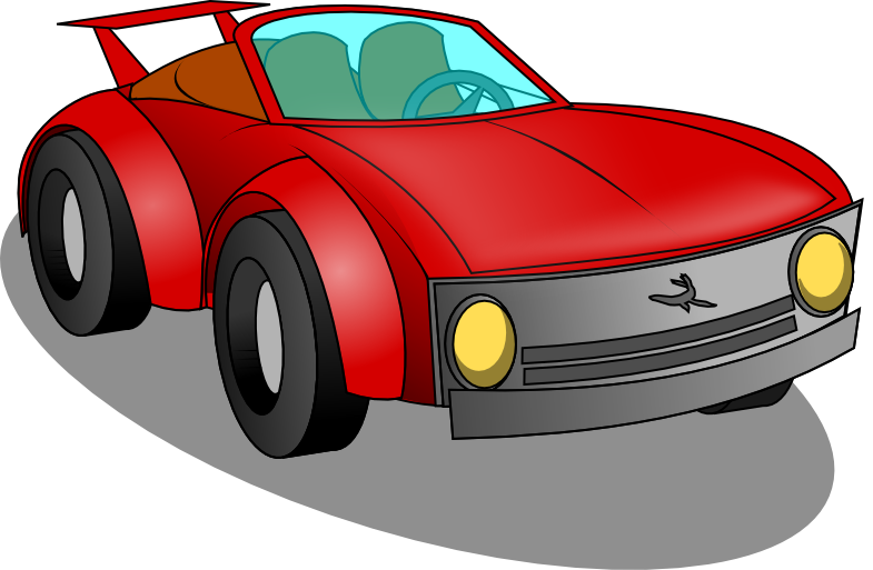 Creative commons wrecked car clipart