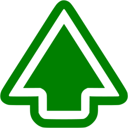 Green arrow up icon - Free green arrow icons