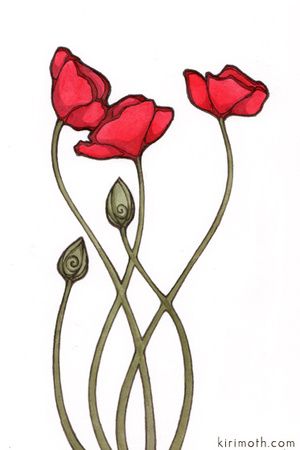 Flower, Poppies and Tattoo ideas