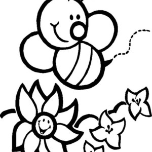 Bumble Bee Coloring Pages Page 1