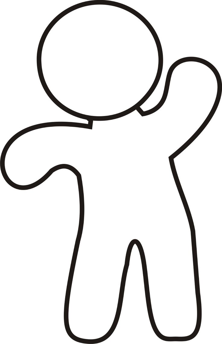 gingerbread-man-outline-clipart-best