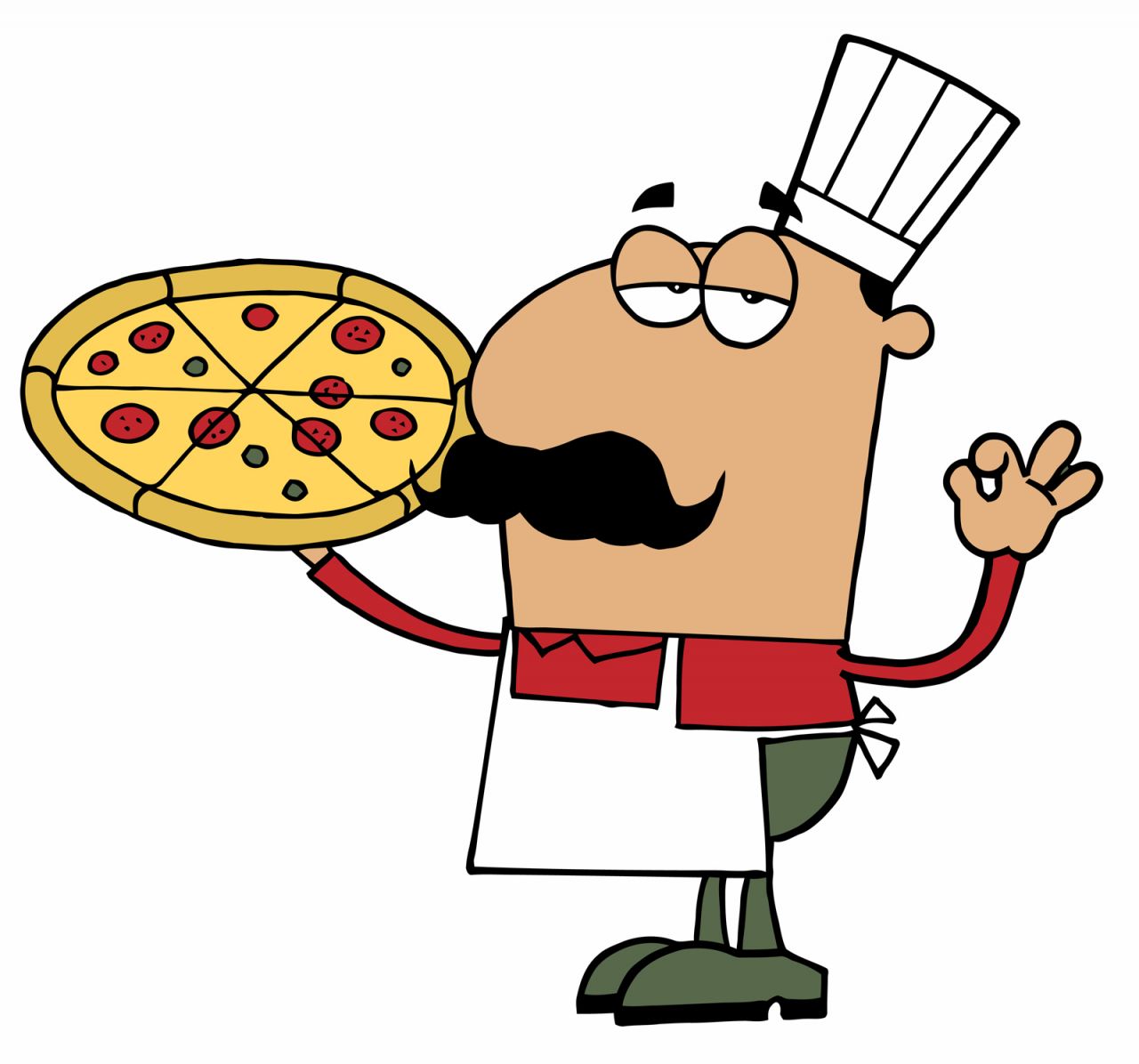 Clipart pizza chef