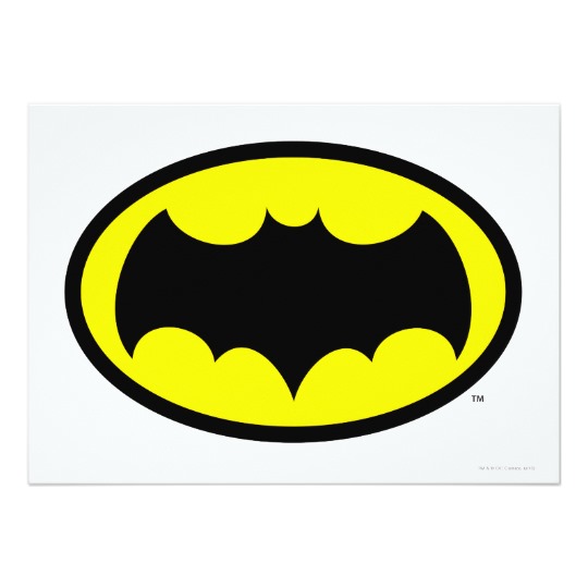 Batman Symbol Card | Zazzle