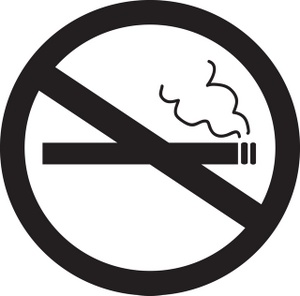 No smoking signs clipart