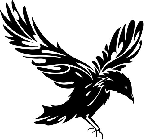Raven Clip Art - Tumundografico