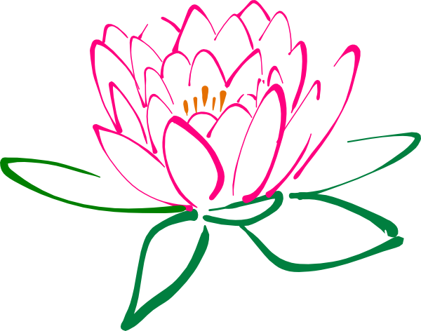 Lotus flower clipart