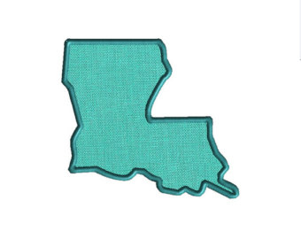 Louisiana shape | Etsy