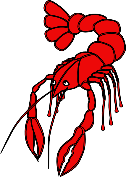 free cartoon lobster clip art - photo #47