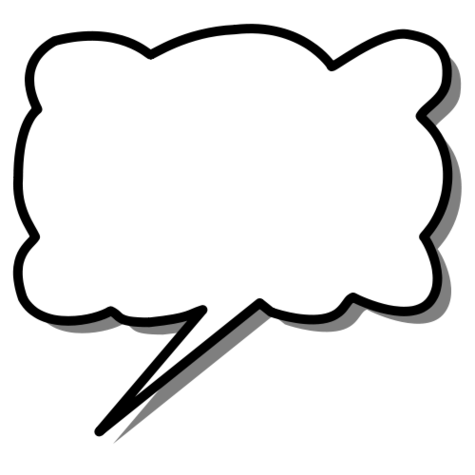 Speech Bubble Template Clipart - Free to use Clip Art Resource