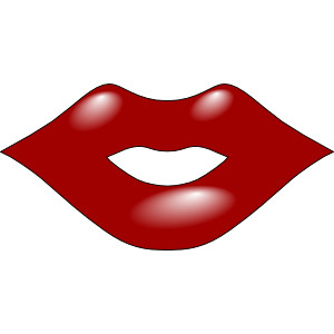 Clip art red lips