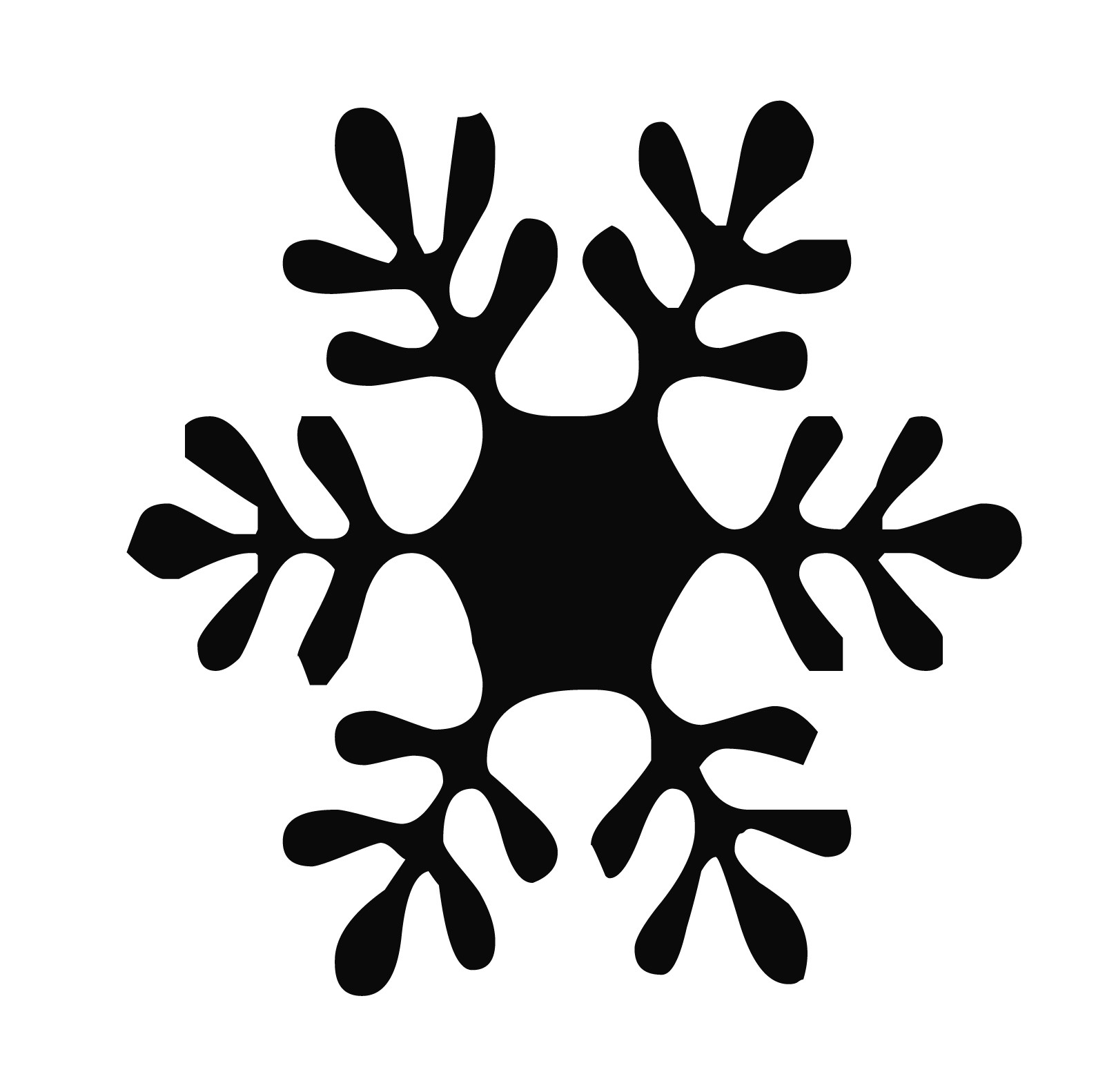 snowflake clipart for photoshop