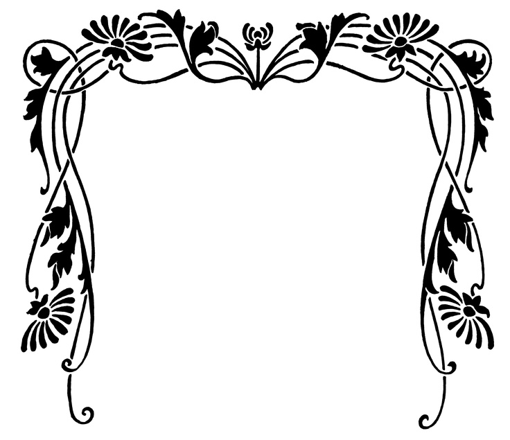 Art Nouveau Border