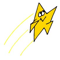 Animated clipart of stars