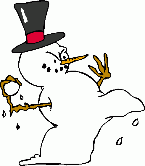 Funny Snowball Fight Clipart