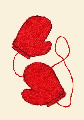 Red Mittens | Christmas Cards, Xmas ...
