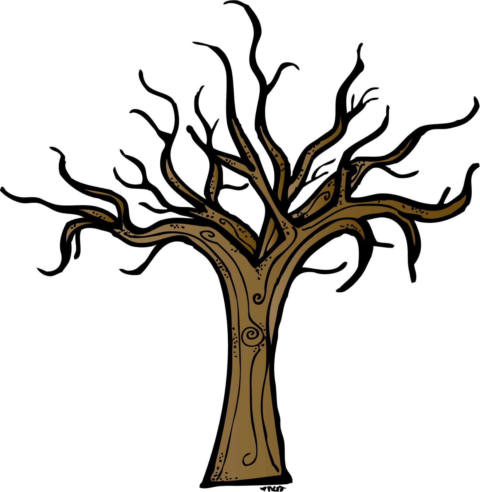 Dead Tree Trunk Clip Art – Clipart Free Download