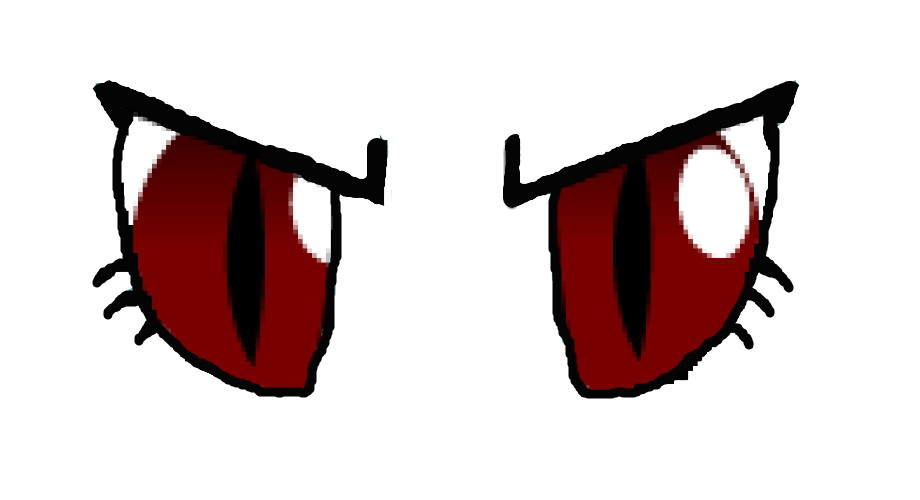 Red evil eyes clipart png