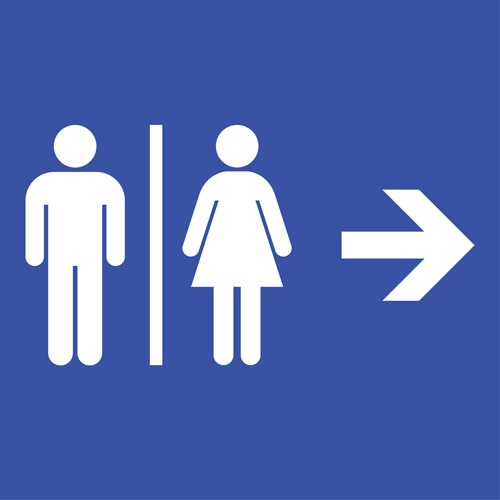 Vector toilet sign man and woman design 08 - Vector Logo free download