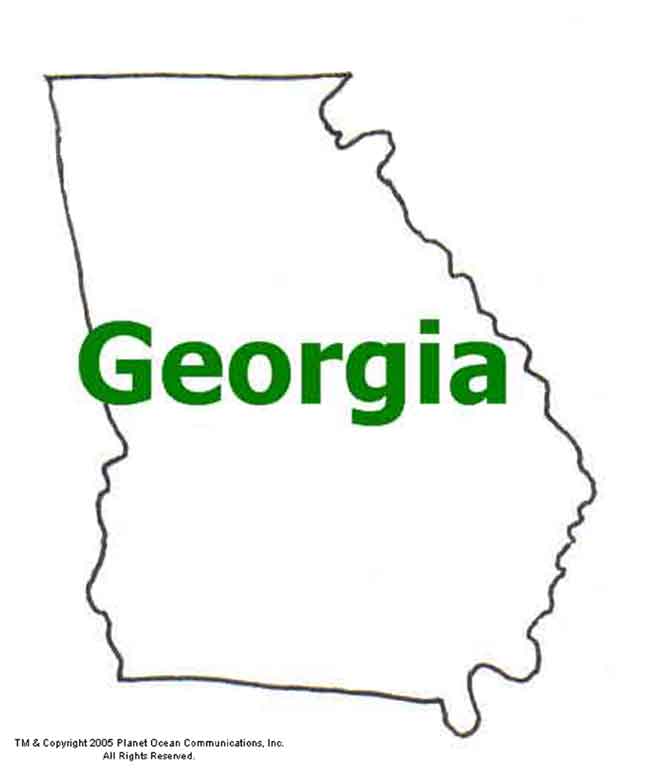 Best Photos of Printable Blank Map Of Georgia - Georgia Map ...