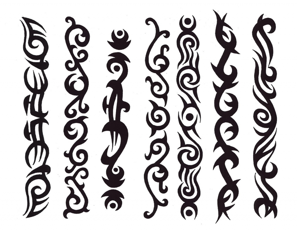 Tribal Tattoo Pattern Maori Samoan And Polynesian Inspired Tattoo ...